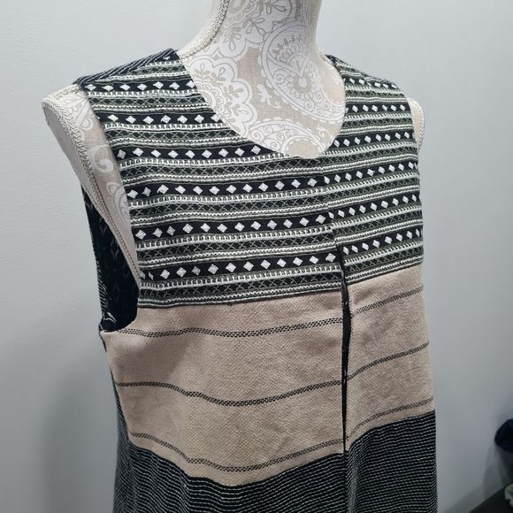 Sanctuary Los Angeles Hemp Cotton Sleeveless Duster Topper Womens M - Picture 5 of 16